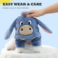 🐶 Cartoon Pet Clothes – Soft Warm Two-Leg Outfit for Everyday Wear