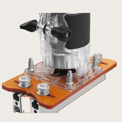🛠️ Woodworking Jig Guide – Precision Cabinet Connector Slotting Tool