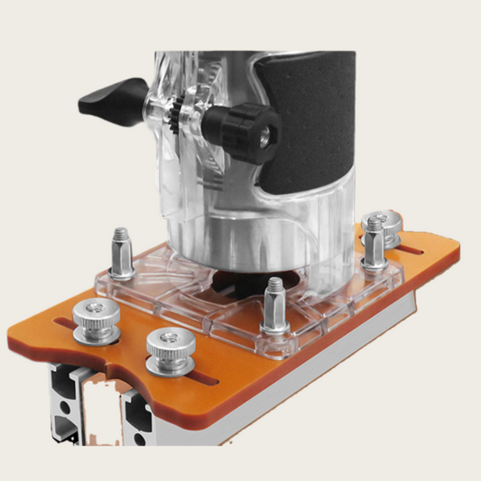 🛠️ Woodworking Jig Guide – Precision Cabinet Connector Slotting Tool