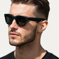 Smart glasses with AI and ChatGPT, 8MP camera and 1200P 4K HD video recording, real-time translation in over 160 languages, Bluetooth 5.4, HiFi audio and music control, wearable smart sunglasses with video recording.