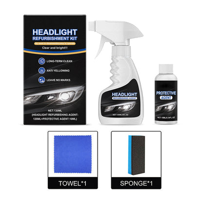 🏆 Last Day Special Price $19.99 ! 🚘 Automotive Headlamp Restoration Fluid, blurring enhanced crystalline coating refurbisher