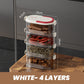 🧂 50% OFF NOW! 🫙 Multi-layer Sealed Spice Organizer – Airtight, Space-Saving & Transparent for Easy Kitchen Storage 🌶️📦✨