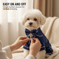 🐾 Pet Satin-Feel Pajamas – Soft Button-Down Design for Cozy Indoor Wear