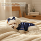 🐾 Pet Satin-Feel Pajamas – Soft Button-Down Design for Cozy Indoor Wear