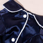 🐾 Pet Satin-Feel Pajamas – Soft Button-Down Design for Cozy Indoor Wear