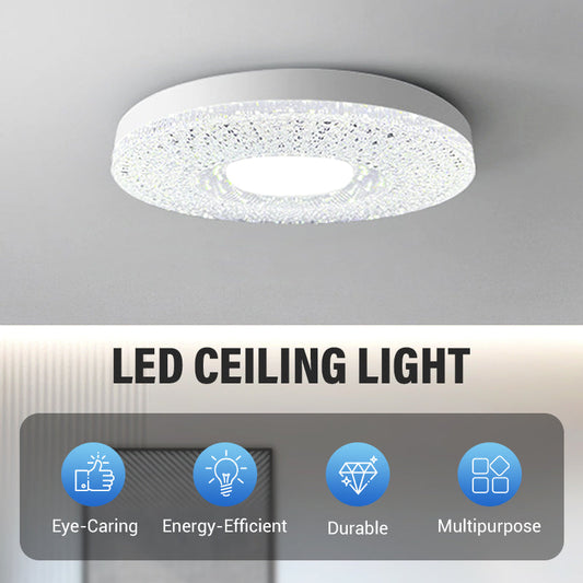 💡LED Crystal Mounted Ceiling Light
