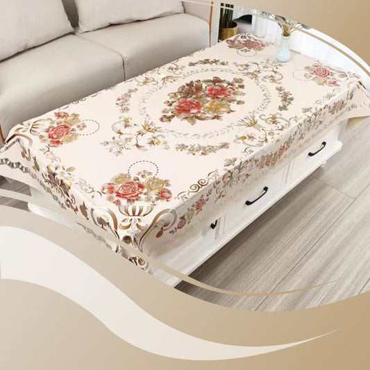 💥Christmas Sale 50% OFF⏰💐 Waterproof Oilproof Floral Tablecloth-Stain-Proof & Easy-Clean Design✨