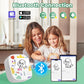 Top Christmas gift 2026 🎅 XenGro mini portable sticker printer, mini thermal printer with 3 paper rolls, Bluetooth inkless print pods, pocket label printer, suitable for creative children