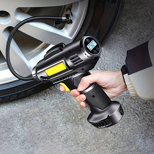 🚗 50% OFF FLASH SALE ! ⚡ 120W Portable Car Air Compressor – High-Power Fast Inflation, Compact Portable Design, Multi-Tire Universal Fit & Auto-Shutoff Protection ⚡