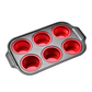 Collapsible Silicone Muffin Pan