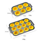 Collapsible Silicone Muffin Pan
