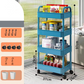 Mobile Kitchen Storage Organizer Rack