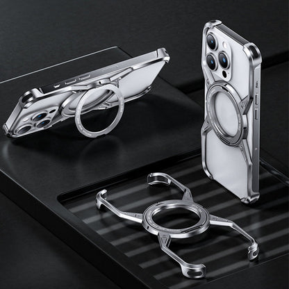 Frameless Phone Case with Magnetic Stand
