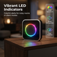 Wireless Doorbell with 45 Chimes & 7‑Colour LED – IP44 Waterproof, 90dB, 100‑260V Plug‑and‑Play