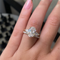 💍 Adjustable Rhinestone Ring Set – 2-in-1 Sparkling Stackable Jewelry