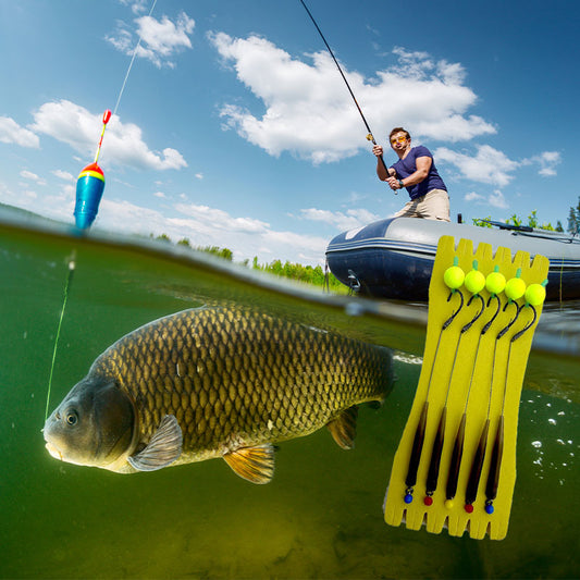 🎣 High Buoyancy Floating Ball Fishing Hook – Floats Naturally, Bites Instantly! 🐟💧 Keeps bait at the perfect depth – more strikes, less waiting. 🔴⚡