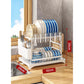 🔥 50% OFF🍽️2-Tier Dish Drying Rack with Drainboard