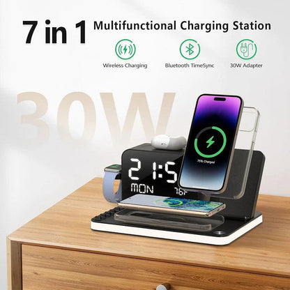 ⚡ 7-in-1 Wireless Charging Station – Charge All Your Devices in One Place 🔋