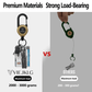 💥LAST DAY SALE 50%OFF💥🏆Retractable Carabiner Keychain 🎣 – 65cm Steel Cord, Heavy-Duty Badge Reel, Lightweight EDC Tool for Keys, ID & Outdoor Use