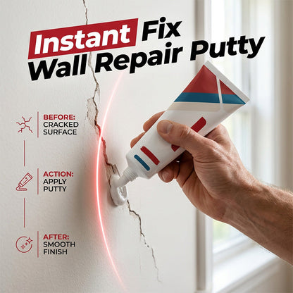 🛠️ Wall Repair Putty – Easy Crack, Nail Hole & Surface Damage Filler