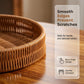 🥳 50% OFF! 🥳 Round Imitation Rattan Serving Basket with Handles