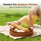 🥳 50% OFF! 🥳 Round Imitation Rattan Serving Basket with Handles