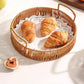 🥳 50% OFF! 🥳 Round Imitation Rattan Serving Basket with Handles