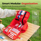 🧰 Emergency Medical Organizer Bag Durable Oxford Fabric Modular Fold-Out Layout ⚡ Tactical Straps Rapid Rip-Away Access 50% OFF Today