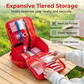 🧰 Emergency Medical Organizer Bag Durable Oxford Fabric Modular Fold-Out Layout ⚡ Tactical Straps Rapid Rip-Away Access 50% OFF Today
