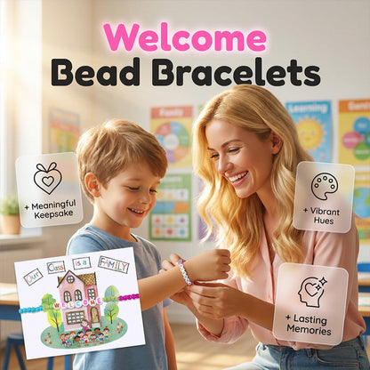 📿💖 50% OFF🎁Welcome bead bracelets – build classroom bonds & spread kindness! 🌟