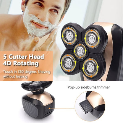 5 In 1 Multifunctional 4D Electric Shaver - Simplify Your Routine With One Bikini, Leg, and Body Shaver