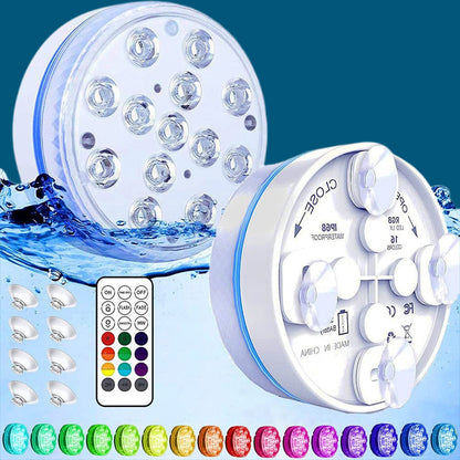 💥LAST DAY SALE 50% OFF !!📢Submersible LED Pool Lights (RF Remote Control )