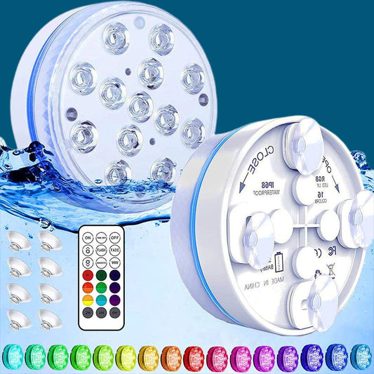 💥LAST DAY SALE 50% OFF !!📢Submersible LED Pool Lights (RF Remote Control )