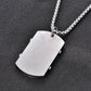 Stainless Steel Serenity Prayer Cross Pendant Necklace