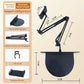 📱🤖 Hidden tablet stand – fits gaps, 4 joints, 360° rotation, hands-free!