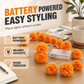 💀New Arrival 50% OFF! 🌼 Artificial Marigold Flower Led String Light – Perfect For Day Of The Dead & Halloween, 20 Leds, 8 Modes, Waterproof. Create A Festive Altar Or Spooky Porch! 🕯️🎃🧡