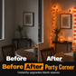 💀New Arrival 50% OFF! 🌼 Artificial Marigold Flower Led String Light – Perfect For Day Of The Dead & Halloween, 20 Leds, 8 Modes, Waterproof. Create A Festive Altar Or Spooky Porch! 🕯️🎃🧡