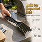 BBQ Grill Cleaning Brush with Stainless Steel Scraper