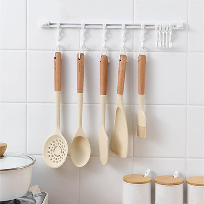 🏠 Wall-Mounted Slide Rail Hanger Rack – Space-Saving Storage