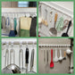 🏠 Wall-Mounted Slide Rail Hanger Rack – Space-Saving Storage