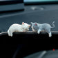 Adorable Cat Decoration for Car Dashboard