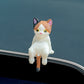 Adorable Cat Decoration for Car Dashboard