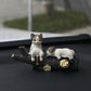 Adorable Cat Decoration for Car Dashboard