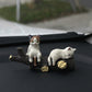 Adorable Cat Decoration for Car Dashboard