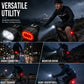🏆 Last Day Special Price ＄17.99 ! 🔦USB Rechargeable Bike Light Set 🚲 Light Up the Road, Ride Home Safe – No Batteries, No Fuss ✨