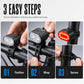 🏆 Last Day Special Price ＄17.99 ! 🔦USB Rechargeable Bike Light Set 🚲 Light Up the Road, Ride Home Safe – No Batteries, No Fuss ✨