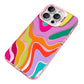 💥 [Limited Time: 50% OFF] 🔥 Rainbow Gradient Hard Phone Case | Street-style Design | Shock-resistant & Drop-proof | Large Camera Cutout | 4 Colors (White/Black/Blue/Pink) | Slim Design