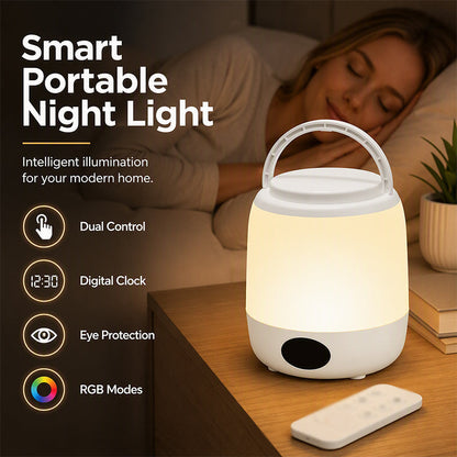 Rechargeable Night Light with Stepless Dimming