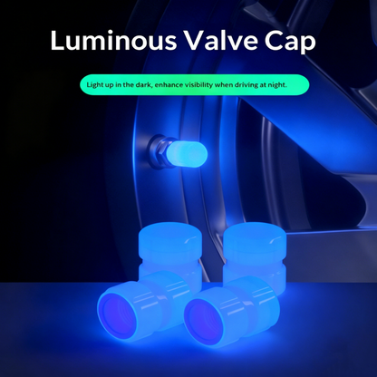 Luminous Tire Valve Caps (Set of 4)
