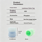 Luminous Tire Valve Caps (Set of 4)